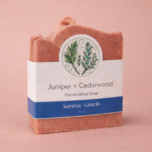 Juniper + Cedarwood Handcrafted Soap