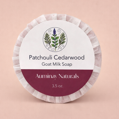 Patchouli Cedarwood Goat Milk Soap