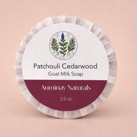 Patchouli Cedarwood Goat Milk Soap