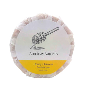 Auminay Honey Oatmeal Soap with Goat Milk